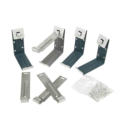 metal downspout brackets home depot|types of downspout brackets.